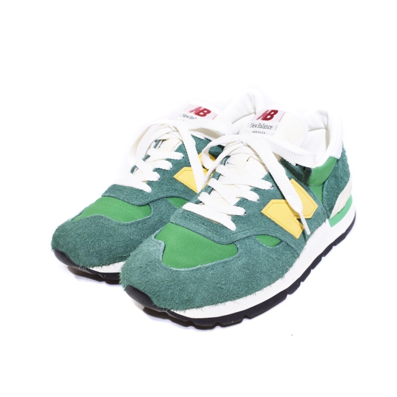 ニューバランス NEW BALANCE 990v1 バイ テディ サンティス スニーカー ローカット 27cm 緑 グリーン M990GG1 メンズ_画像2