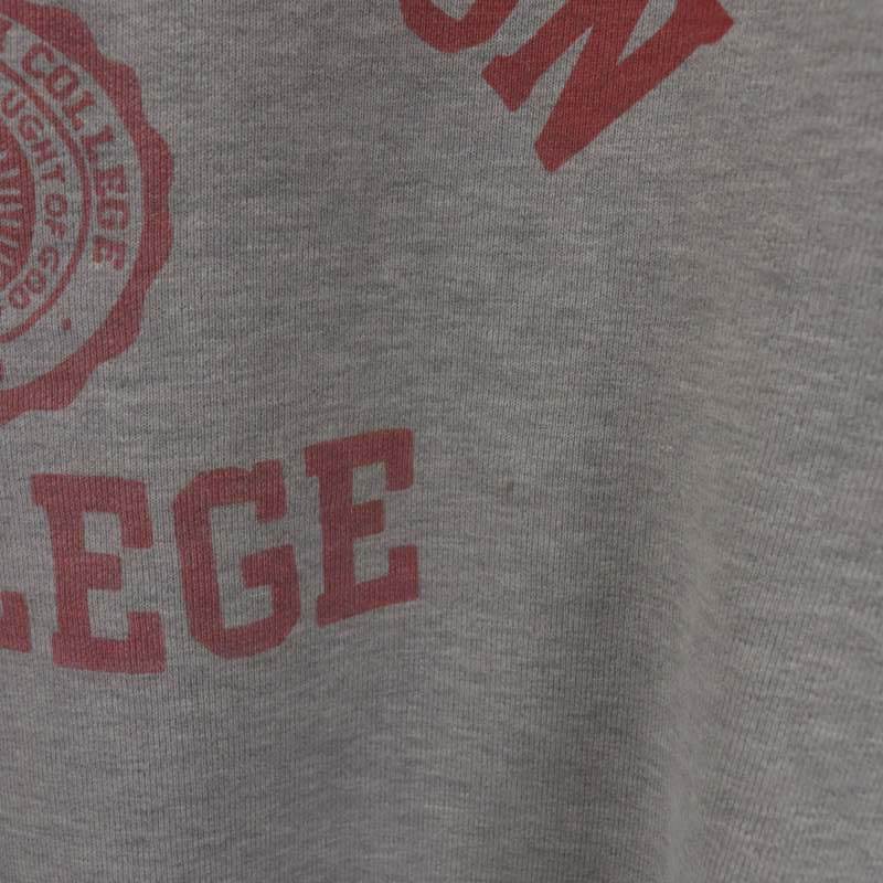 remi relief REMI RELIEF PACIFIC UNION принт вырез лодочкой колледж способ тренировочный футболка длинный рукав L серый /MI #OS женский 