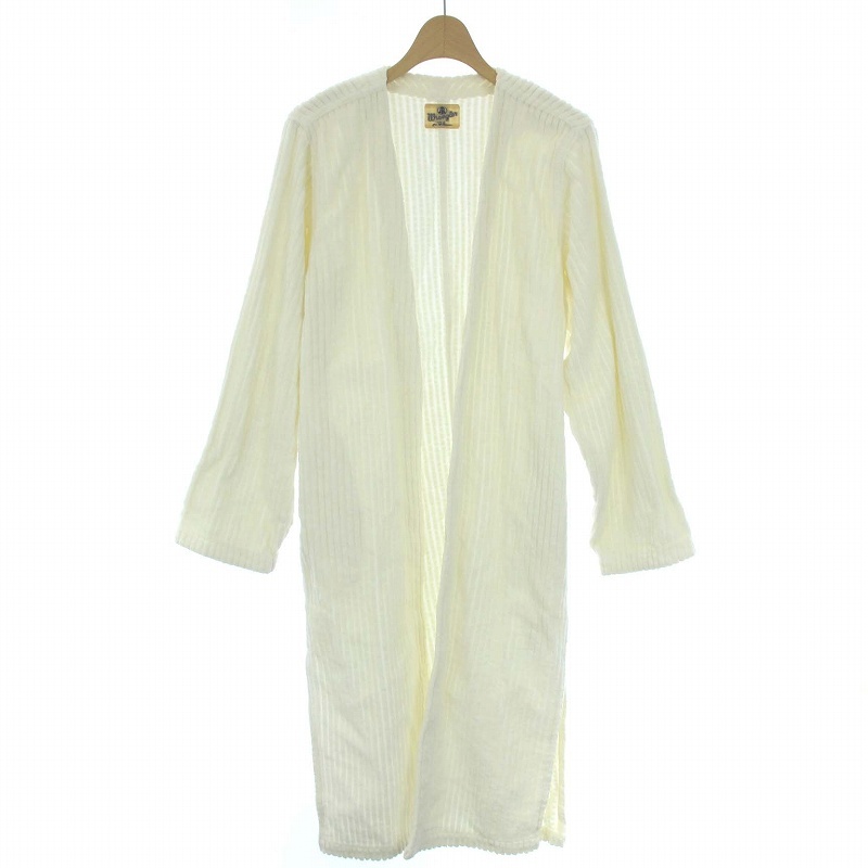  Wrangler WRANGLER Ron Herman gown coat corduroy long XS white white /TK lady's 