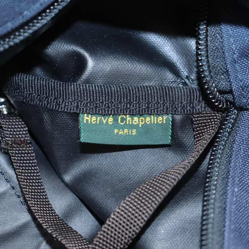 エルベシャプリエ Herve Chapelier 601C コーデュラスクエアショルダーA4サイズ(L) トートバッグ ハンドバッグ ナイロン紺 ネイビー /YB レ_画像9