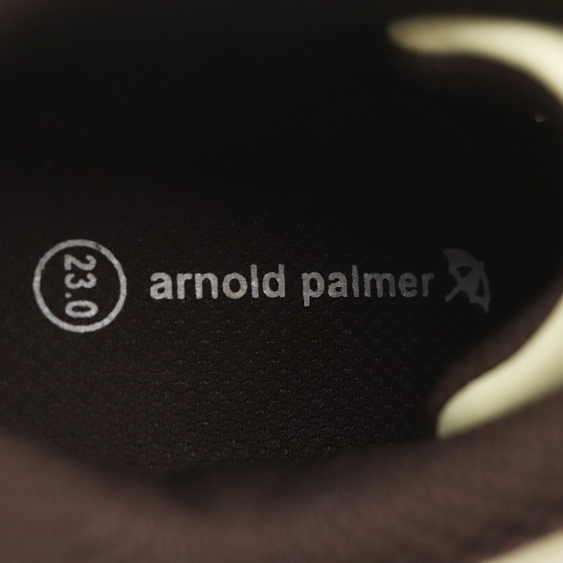 アーノルドパーマー Arnold Palmer スパイクレスゴルフシューズ スニーカー ロゴ 23.0cm ベージュ /WM レディース_画像7