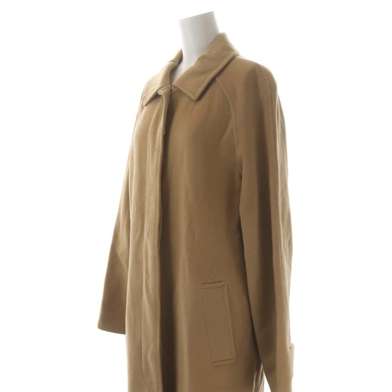  Brooks Brothers BROOKS BROTHERS wool long coat outer cashmere .11 beige /HK #OS lady's 