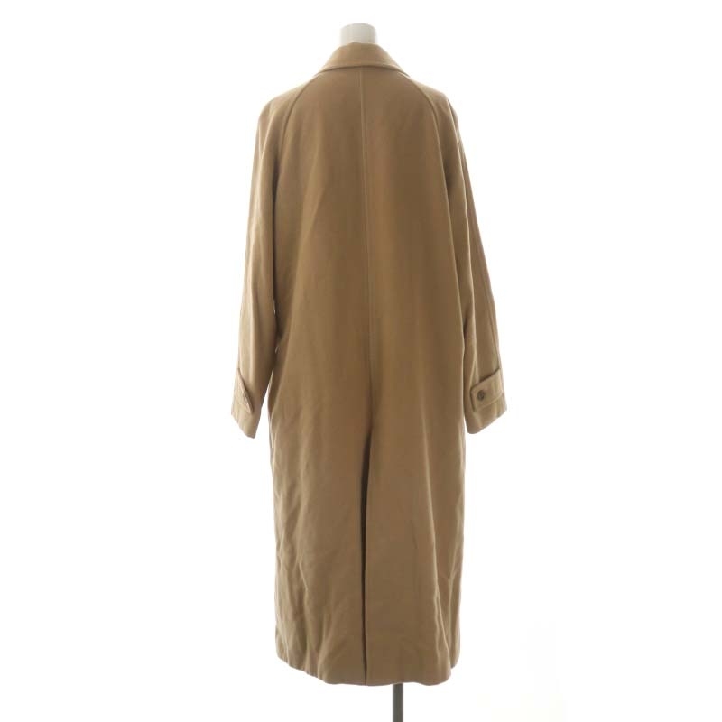  Brooks Brothers BROOKS BROTHERS wool long coat outer cashmere .11 beige /HK #OS lady's 