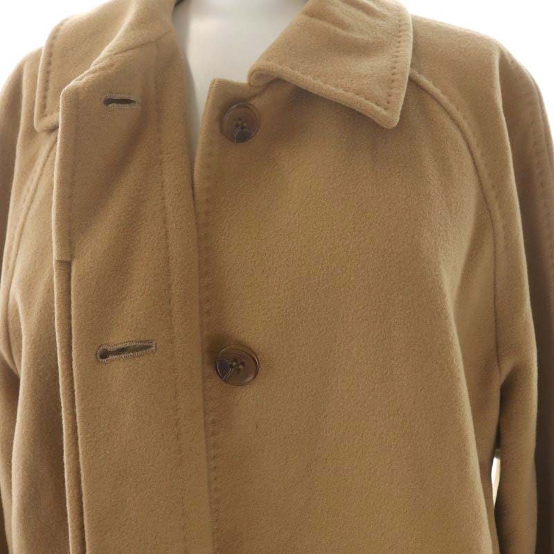  Brooks Brothers BROOKS BROTHERS wool long coat outer cashmere .11 beige /HK #OS lady's 