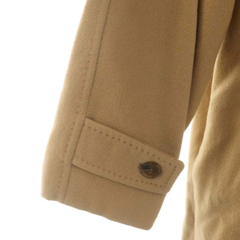  Brooks Brothers BROOKS BROTHERS wool long coat outer cashmere .11 beige /HK #OS lady's 