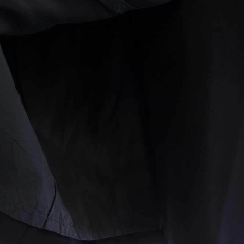 ドゥーズィエムクラス DEUXIEME CLASSE タイトスカート ミモレ ロング ボタンフライ 38 M 黒 ブラック /AT4 レディース_画像7