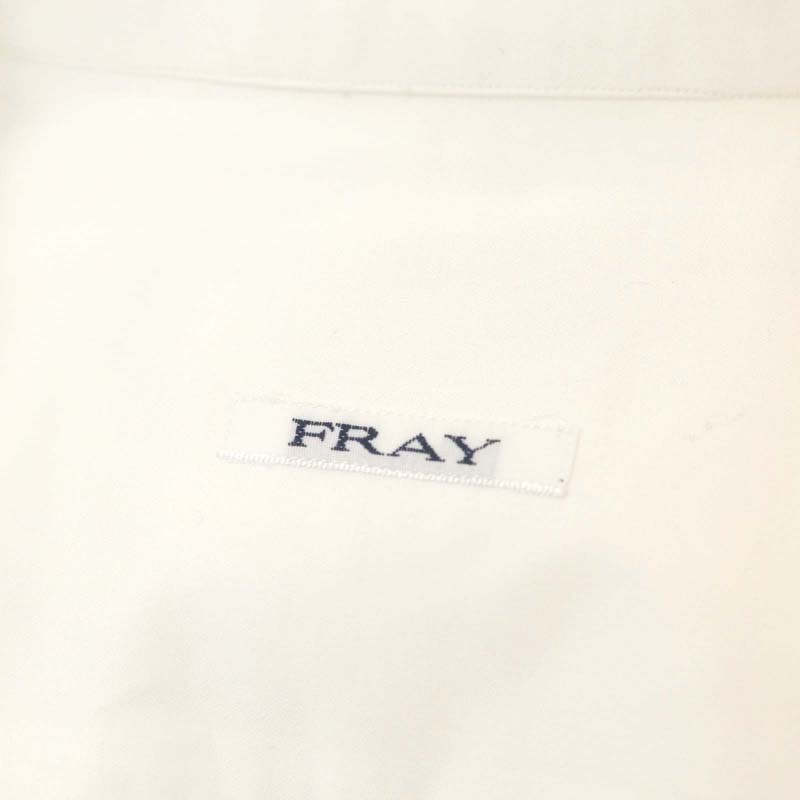  fly FRAY хлопок боковой карман длинный рубашка туника длинный рукав белый белый /DO #OS женский 