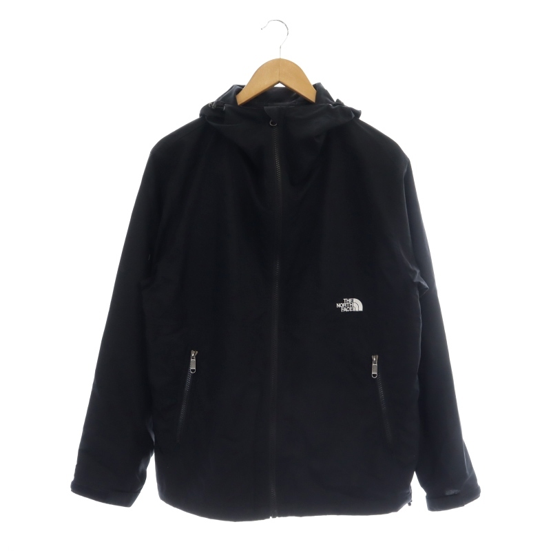 ザノースフェイス THE NORTH FACE Compact Jacket ジャケット ブルゾン フード ジップアップ S 黒 ブラック NP72230 /MI ■OS メンズ