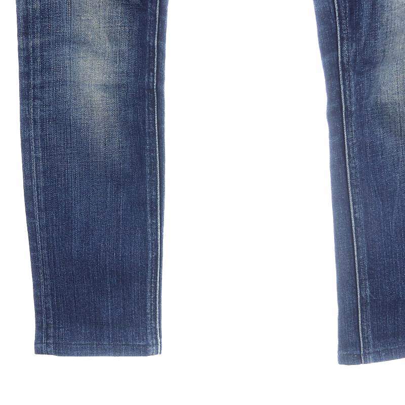 ヌーディージーンズ nudie jeans 加工デニムパンツ ジーンズ スキニー ストレッチ 25 青 ブルー /HK ■OS レディース_画像5