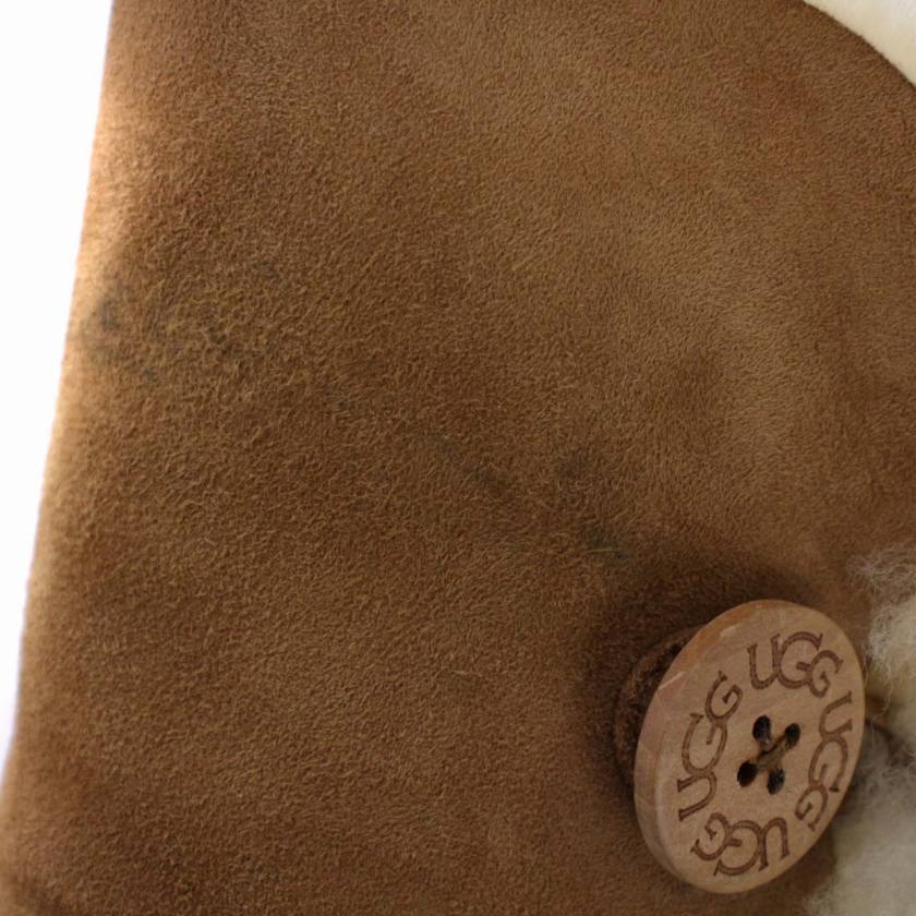 アグ オーストラリア UGG australia ベイリーボタン 2 BAILEY BUTTON 2 ムートンブーツ ショートブーツ 22cm ベージュ レディース_画像6