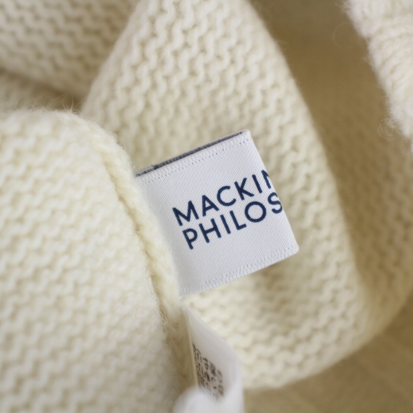 マッキントッシュフィロソフィー MACKINTOSH PHILOSOPHY ニット セーター 長袖 タートルネック ウール M アイボリー レディース_画像4