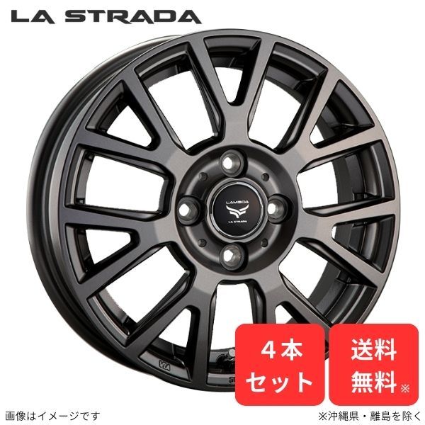 ホイール ラ・ストラーダ ムーヴ/ムーヴカスタム LA150S/LA160S ダイハツ 4本セット ティラード ラムダ 15インチ 4H LTL545C45_画像1