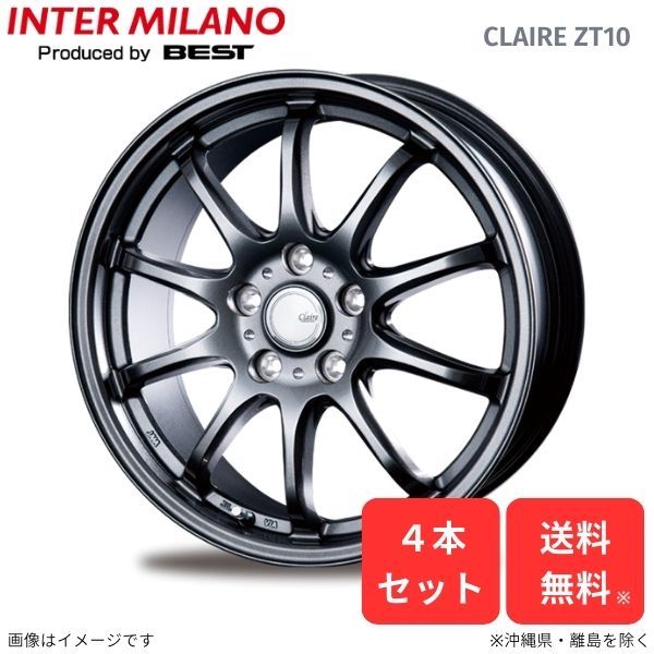 ホイール インターミラノ ハリアー 80系 トヨタ 4本セット クレール ZT10 【18×7.5J 5-114 INSET38】_画像1