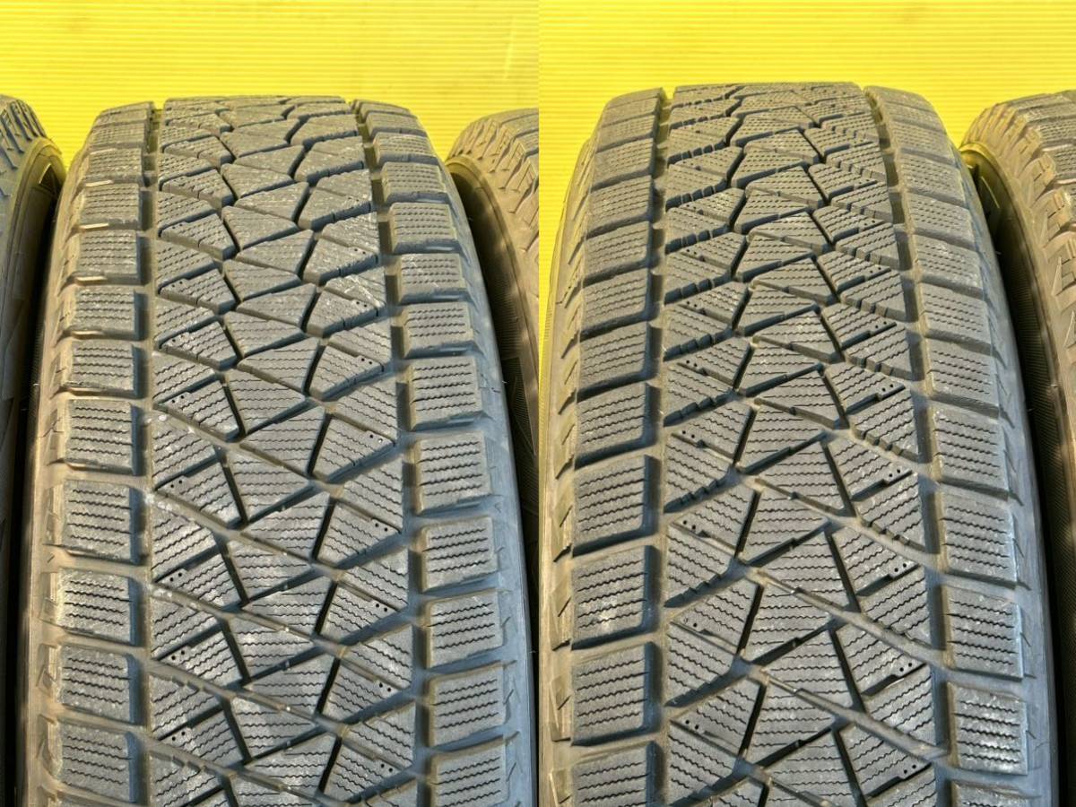 225/65R17 2018年スダットレス ブリヂストンブリザックDM-V2 タイヤアルミセット マツダ純正　5穴 PCD114.3 ET+50 17×7J ハブ67mm CX-5_画像6