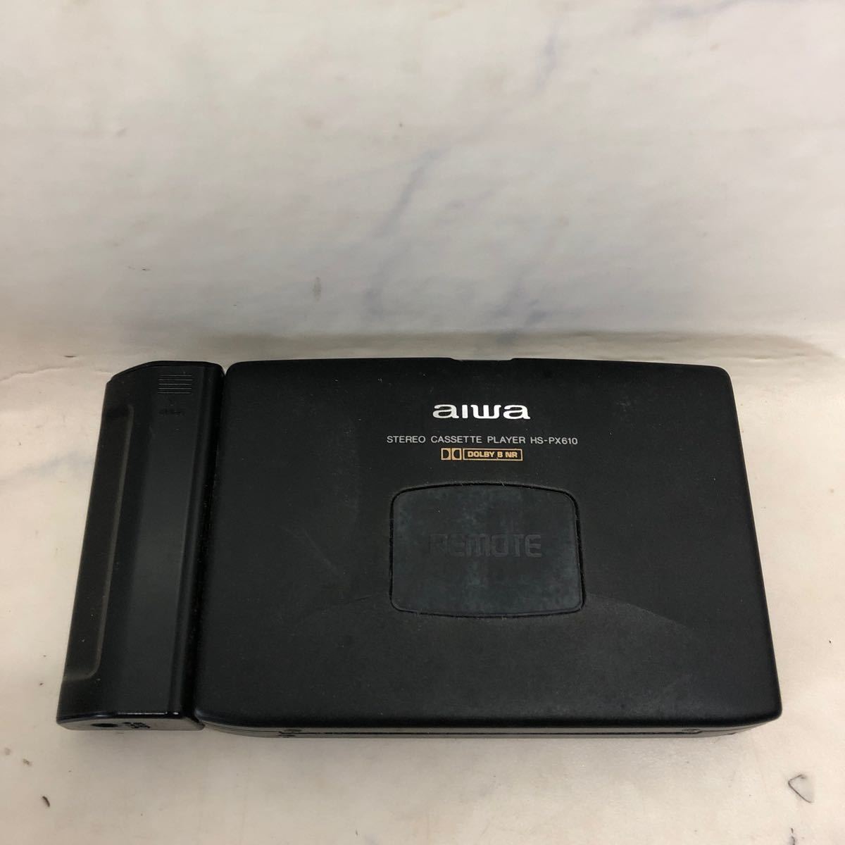 (J685) aiwa/アイワ ポータブルカセットプレーヤー HS-PX610 本体 ジャンク　送料520円_画像4