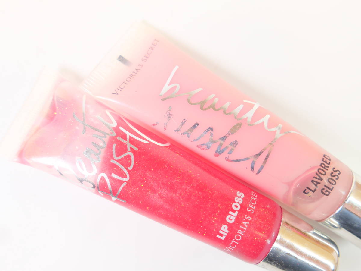  used cosme *VICTORIA\'S SECRET Victoria Secret lip gloss 3 kind set 