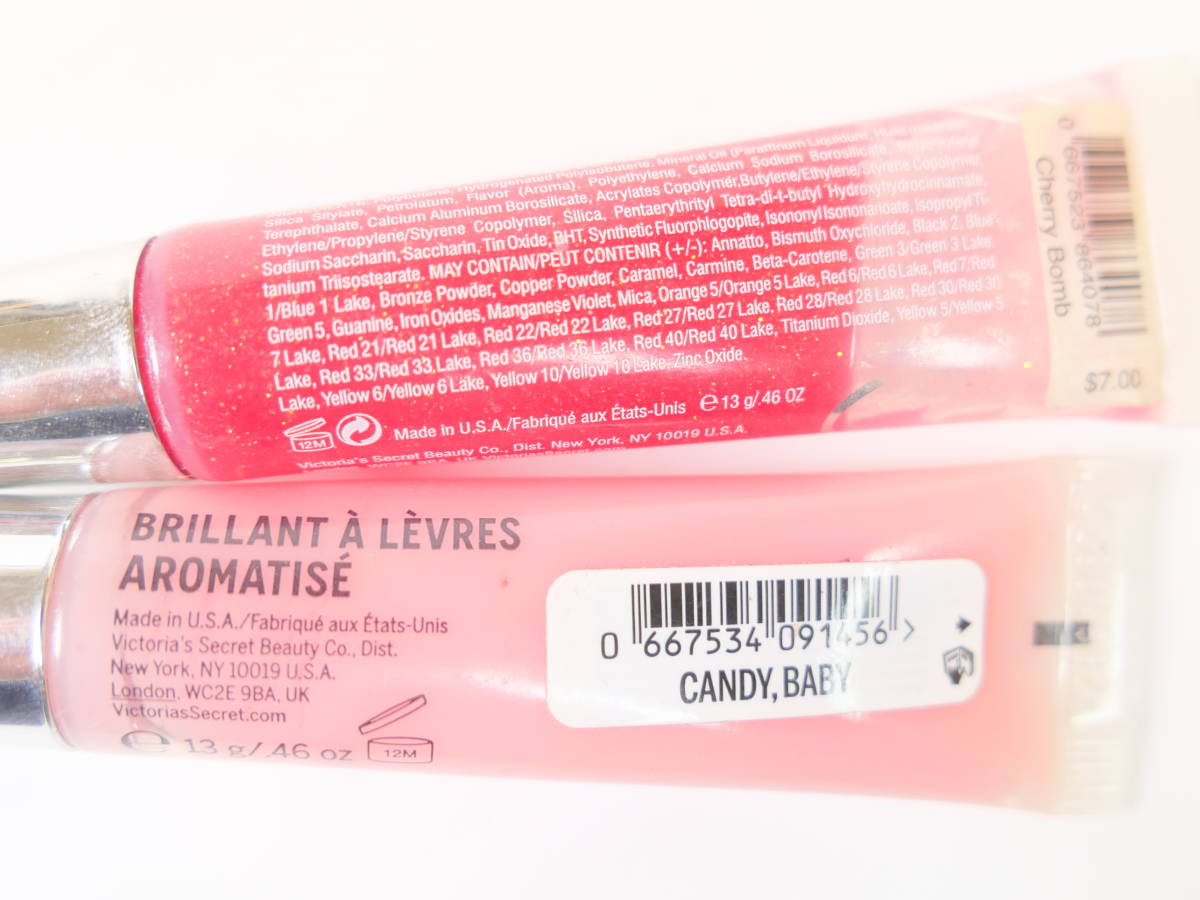  used cosme *VICTORIA\'S SECRET Victoria Secret lip gloss 3 kind set 