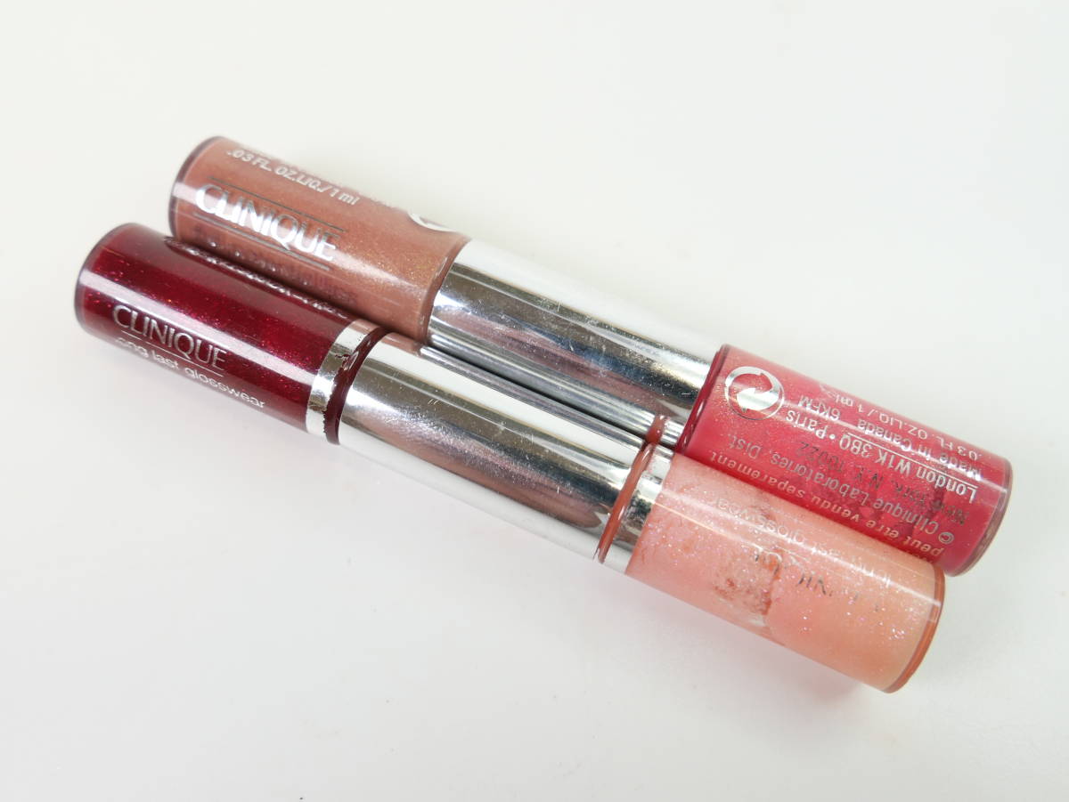  used cosme *CLINIQUE Clinique lip gloss 2 kind set 