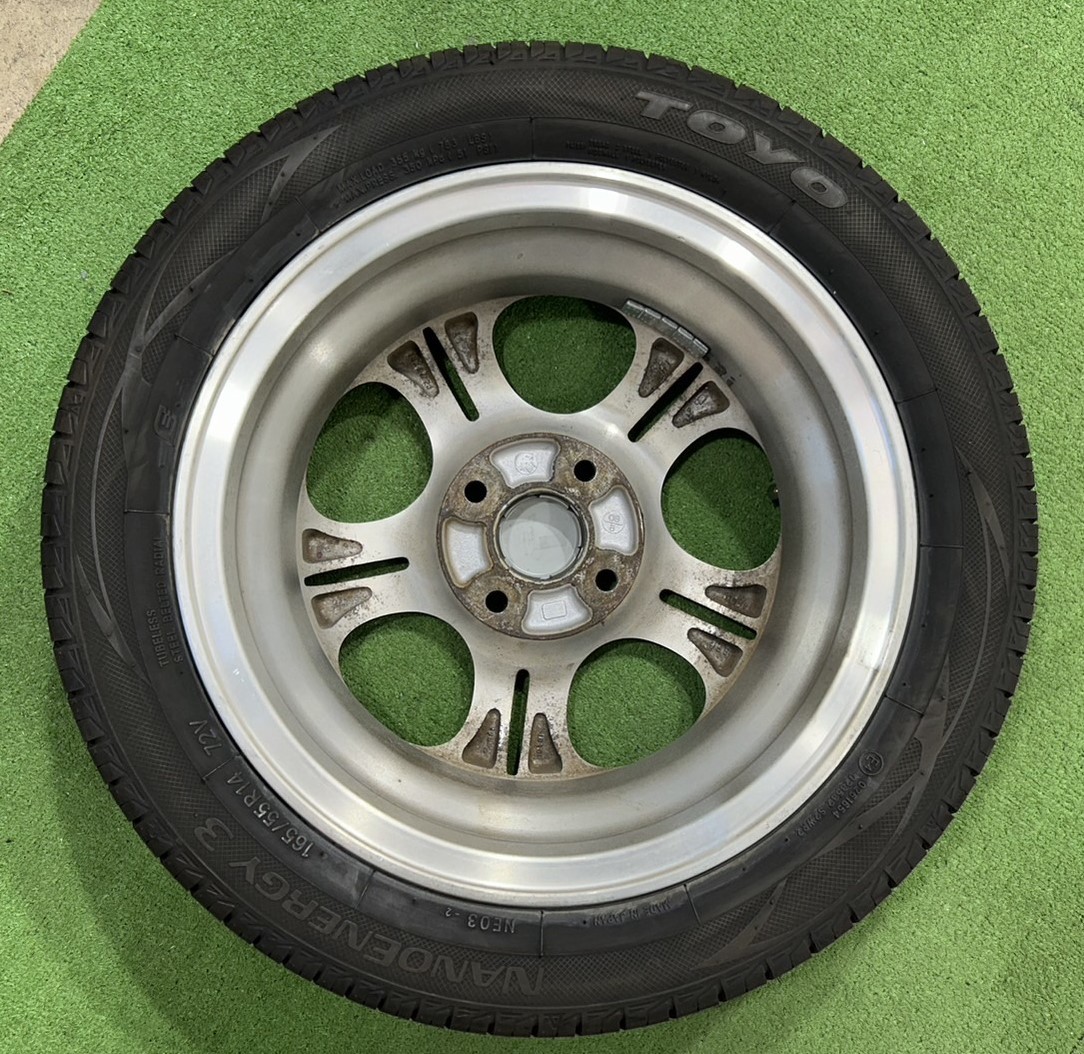 【HONDA ライフ 純正】165/55R14 TOYO NANOENERGY 3【2021年】14X4.5J ET45 4H/100 4本セット！_画像6