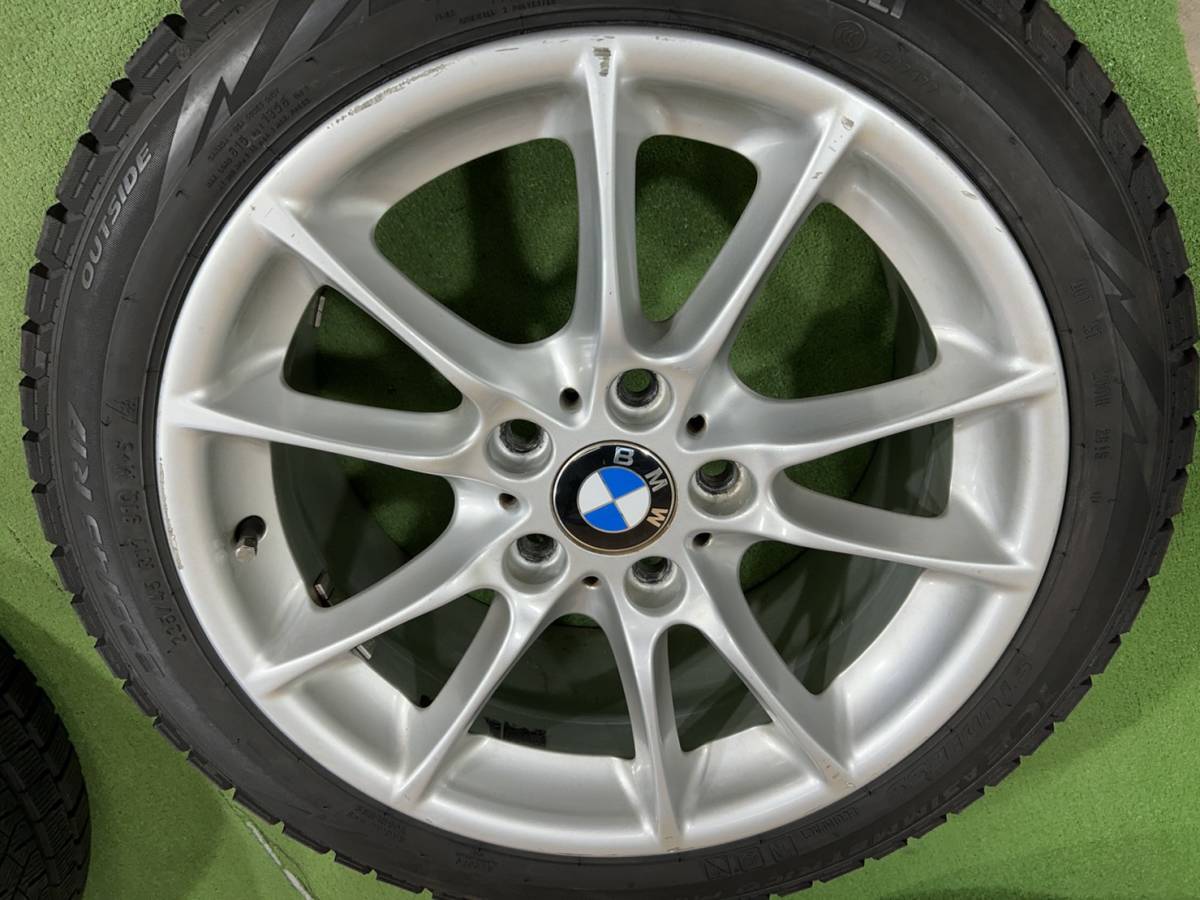 ★スタッドレスタイヤ★【BMW 3シリーズ 純正】225/45R17 PIRELLI ICE ASIMMETRICO PLUS【2019年】17X8J ET47 5H/120 4本セット！_画像9