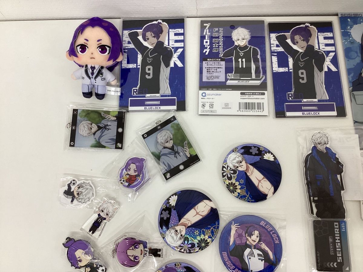 現状】 ブルーロック グッズ まとめ売り 凪誠士郎、御影玲王、缶バッジ