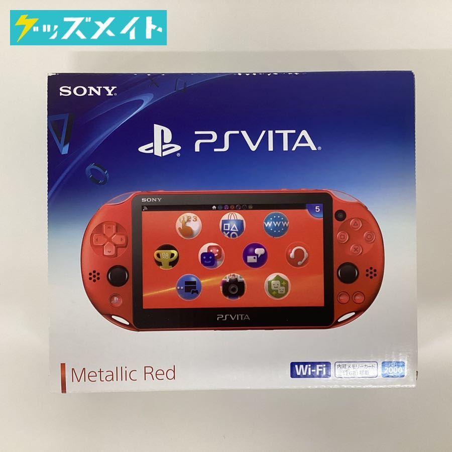 即日発送 PCH-2000 Red Metallic Vita 【現状】PlayStation ZA26