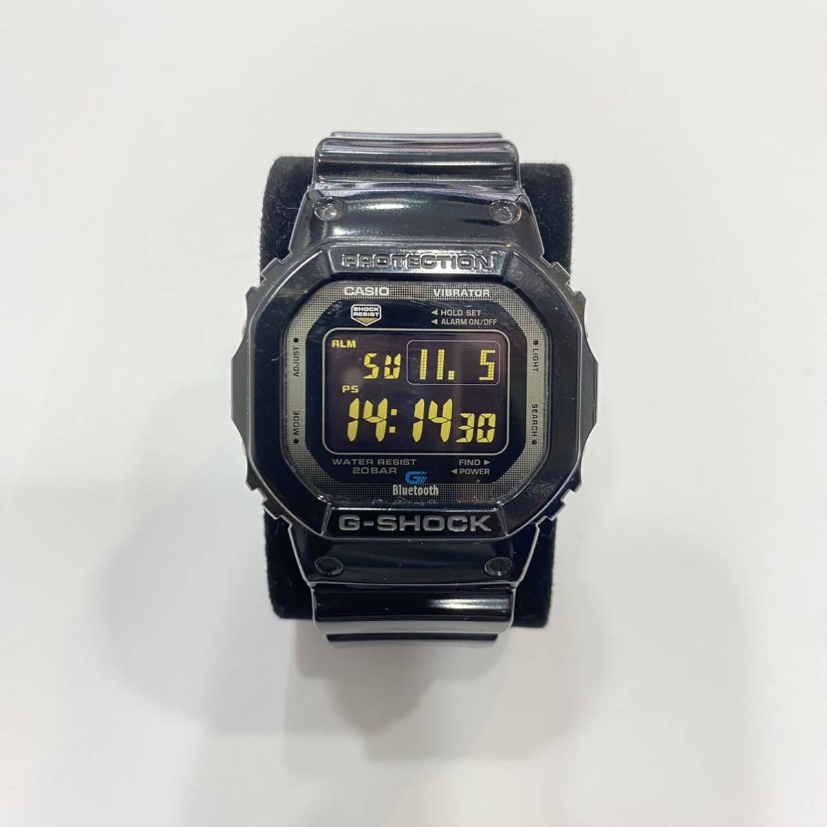 1円〜 稼働品 カシオ CASIO G-SHOCK GB-5600AA ブラック Bluetooth搭載 腕時計_画像1