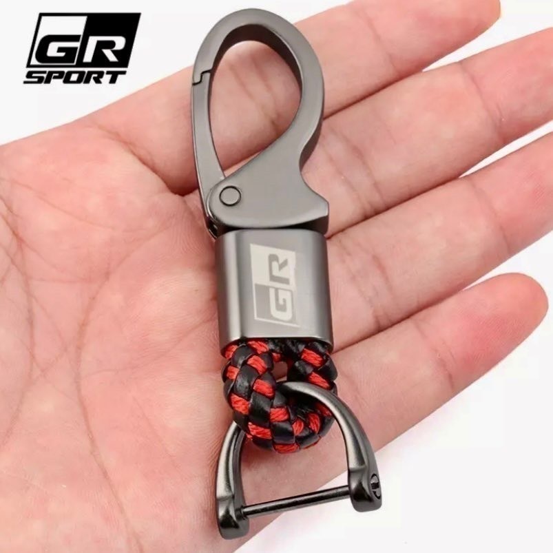 GR GAZOO Racing メタル キーホルダー 赤黒 GR SPORT ガズーレーシング アクセサリー グッズ 用品 86 ヤリス スープラ ランクル プリウス_画像7