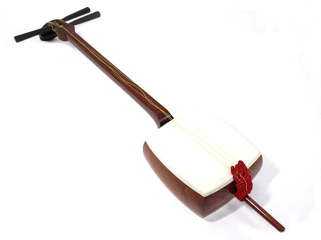 XW163☆胡弓 弓付 / 全長70cm / 三線 三弦 和楽器 弦楽器 伝統楽器 