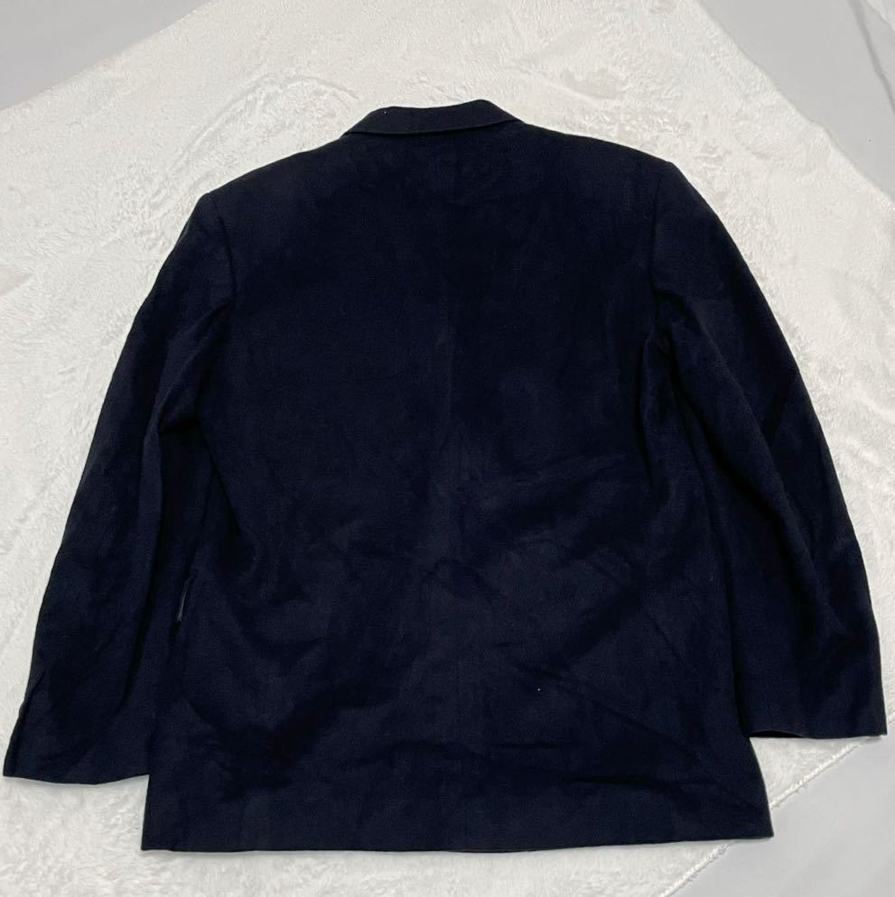 TAKEO KIKUCHI タケオキクチ テーラードジャケット ダブル 黒 2 XLウール メンズ 大きめサイズ 同梱可_画像6