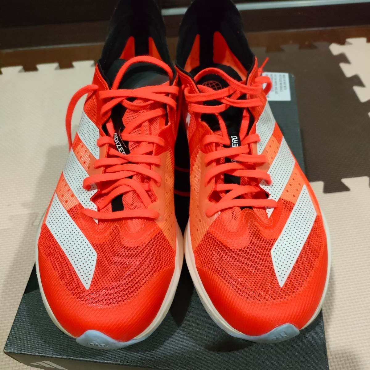 中古美品 アディダス アディゼロ タクミセン9 26cm 走行少 カーボン （検 部活 マラソン ランニング adidas tskumisen9_画像6