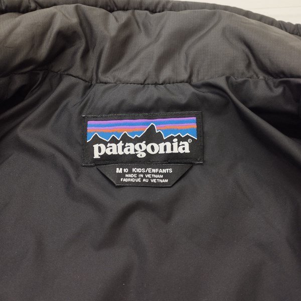 D011b [秋冬][人気] patagonia パタゴニア Kid's Nano Puff Jacket M10 ブラック キッズ 男の子 女の子 | アウター G_画像3