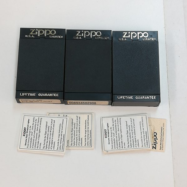 A040a [未使用品] ZIPPO ジッポー 2004～2005年製 オイルライター シルエット 喫煙具 煙草 タバコ 計3点 | その他 O_画像7