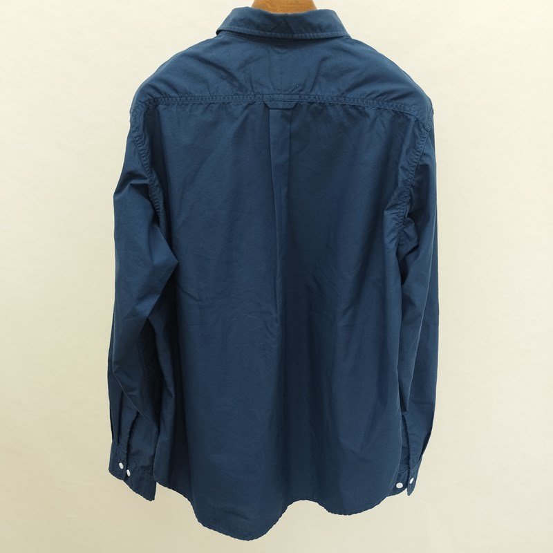 D152a [人気] THE NORTH FACE ザ ノースフェイス Purple label シャツ Ｍ ネイビー 長袖 Cotton Polyester Pin ox Shiｒt | トップス G_画像2