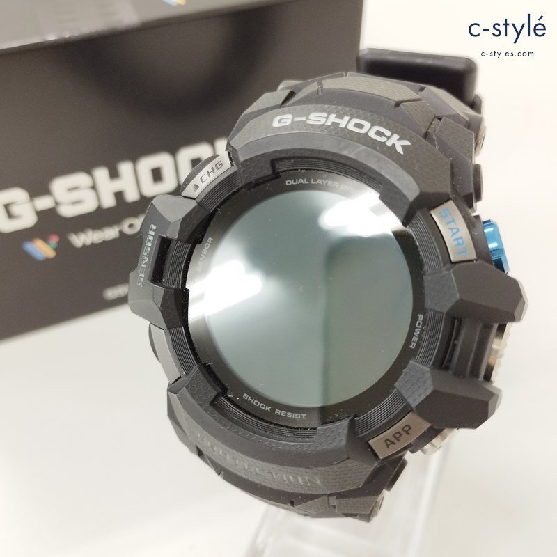 I948a [人気] CASIO カシオ G-SHOCK G-SQUAD PRO 腕時計 ブラック GSW-H1000 ジースクワッド | ファッション小物 N_画像1