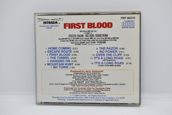 【ゆうパケット】【中古】ランボー FIRST BLOOD サントラ サウンドトラック CD ジェリー・ゴールドスミス_画像2