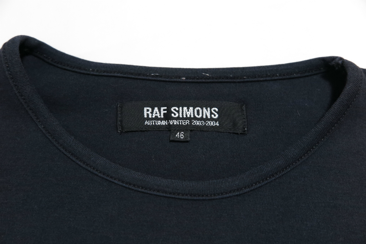 RAF SIMONS 2003-2004AW CLOSER T-Shirt 46 ラフシモンズ Tシャツ 03 04 初期 ヴィンテージ アーカイブ ピーターザヴィル Joy Division_画像3