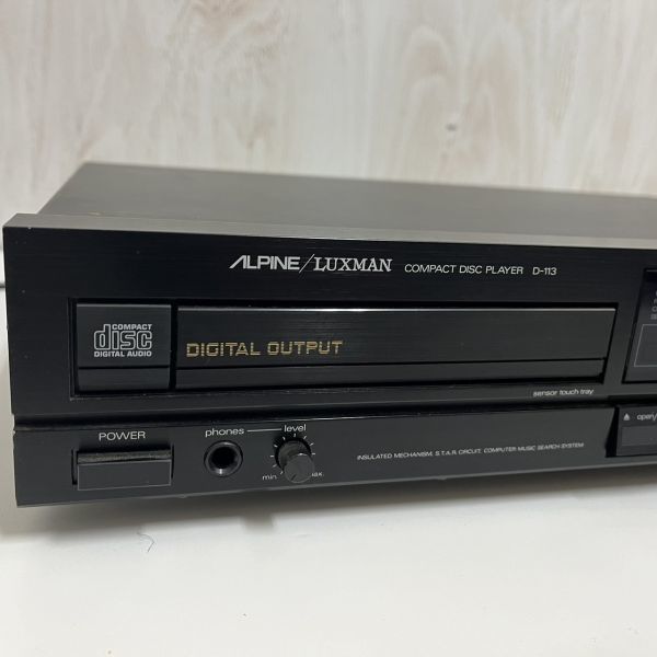 ALPINE/LUXMAN　D-113　現状品　通電のみ確認しております。_画像4