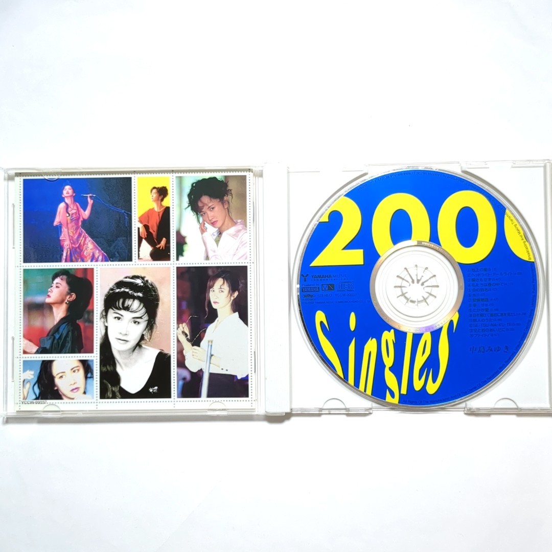 送料無料 中島みゆき CD ベストアルバム 「Singles 2000」 糸 地上の星 空と君のあいだに ヘッドライト・テールライト ファイト!_画像2