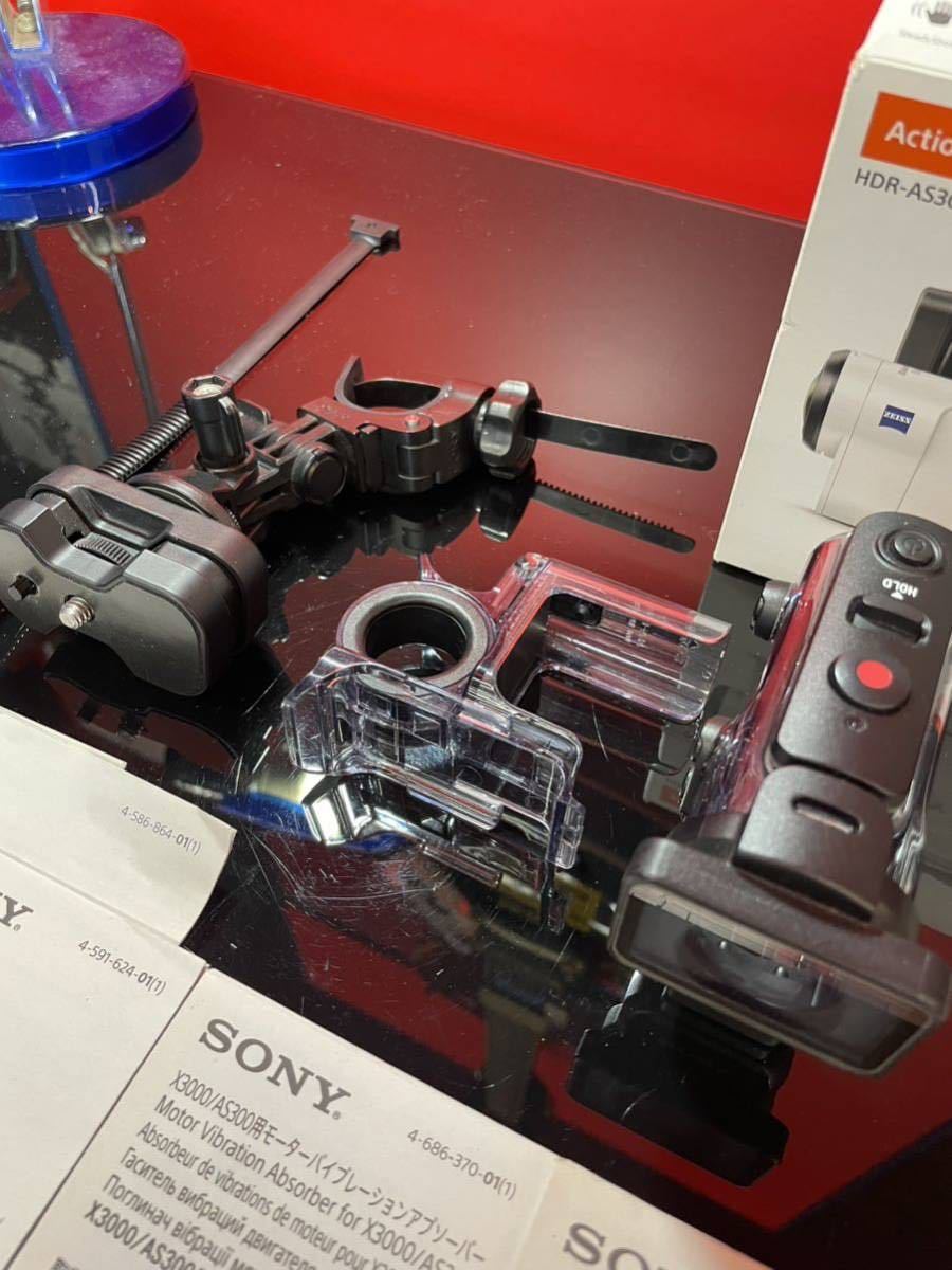 SONY HDR-AS300 バイク　ツーリング　水中　アクションカメラ　アクションカム ソニー SONYアクションカム 予備バッテリー _画像6