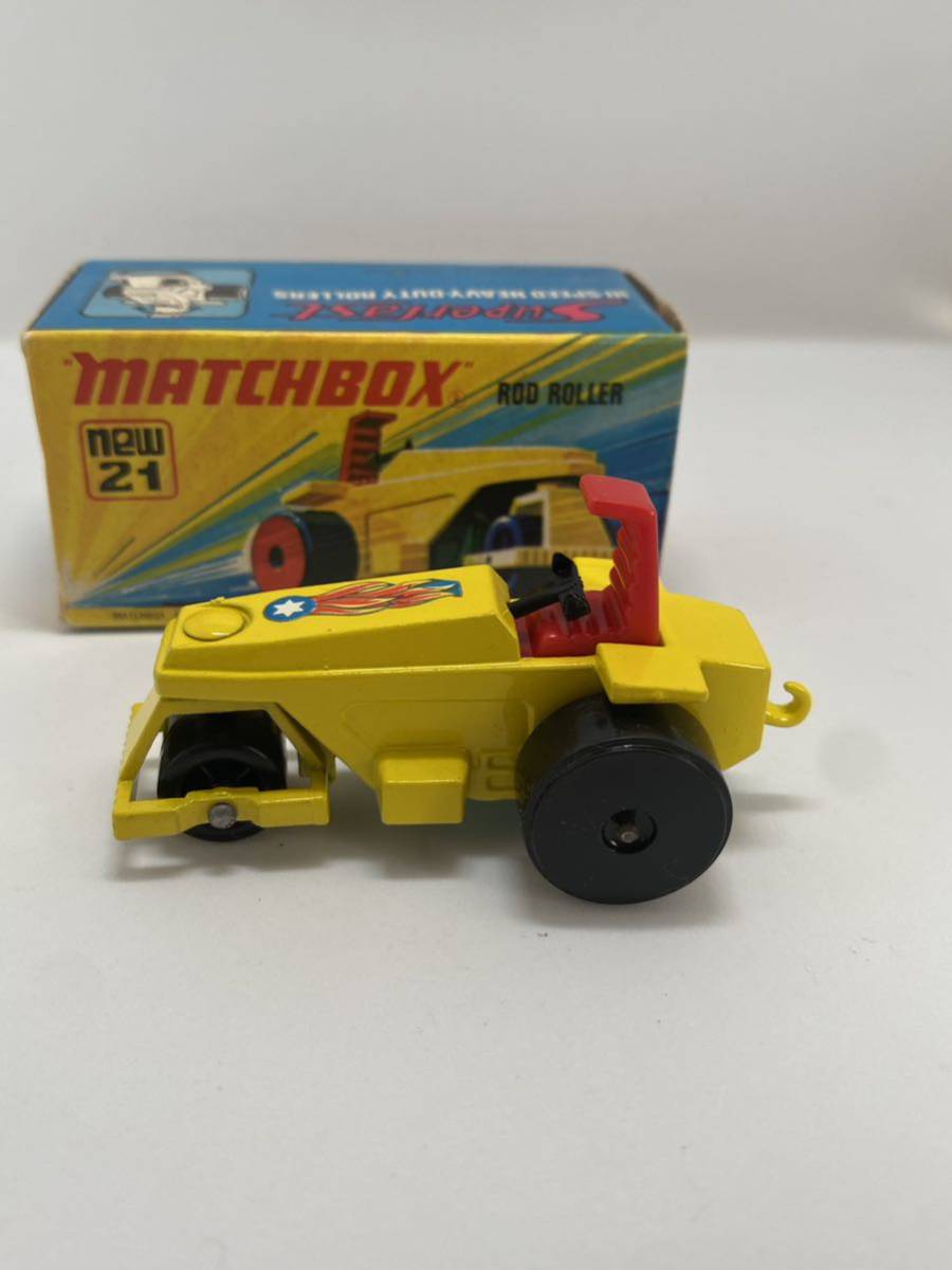 トミカサイズ マッチボックス matchbox new21 ROD ROLLER 美品_画像3