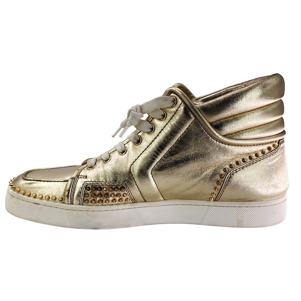 【中古】 Christian Louboutin クリスチャンルブタン スタッズ ハイカットスニーカー 1160973 42 21017077 AS_画像6