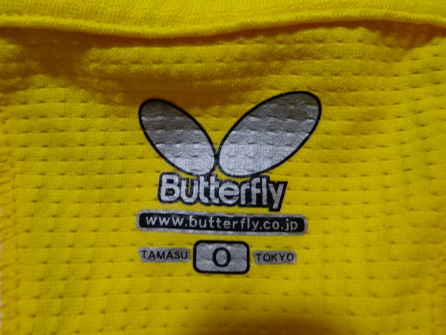 ■1111■Butterfly バタフライ●卓球ウェア 半袖 O●_画像2