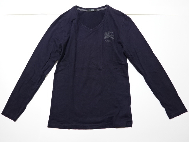 ■1126■BURBERRY BLACK LABEL バーバリーブラックレーベル●長袖 Tシャツ ロンT 2 三陽商会●_画像1