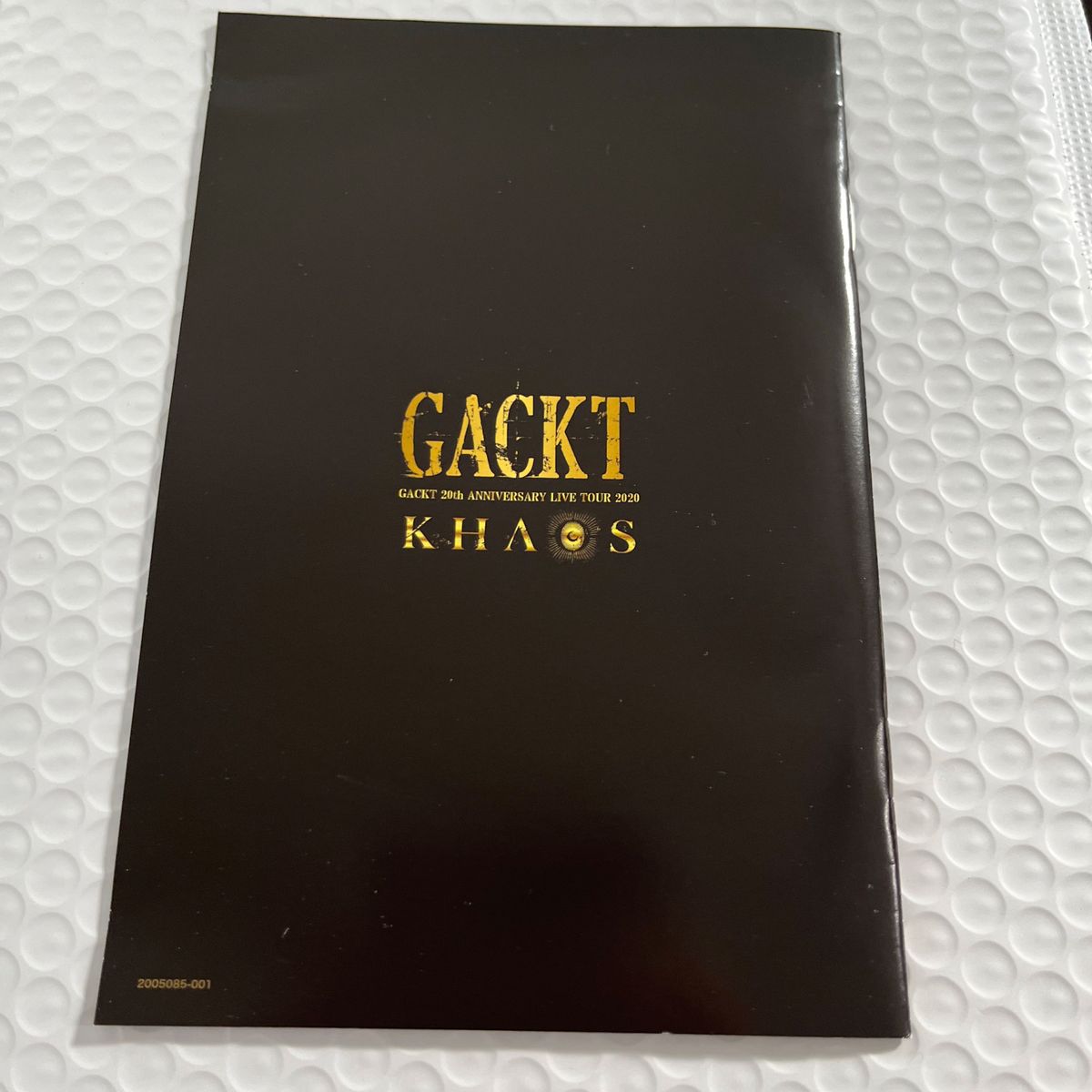 GACKT 20th ANNIVERSARY LIVE TOUR 2020 KHAOS LIVE  Blu-ray＆CD