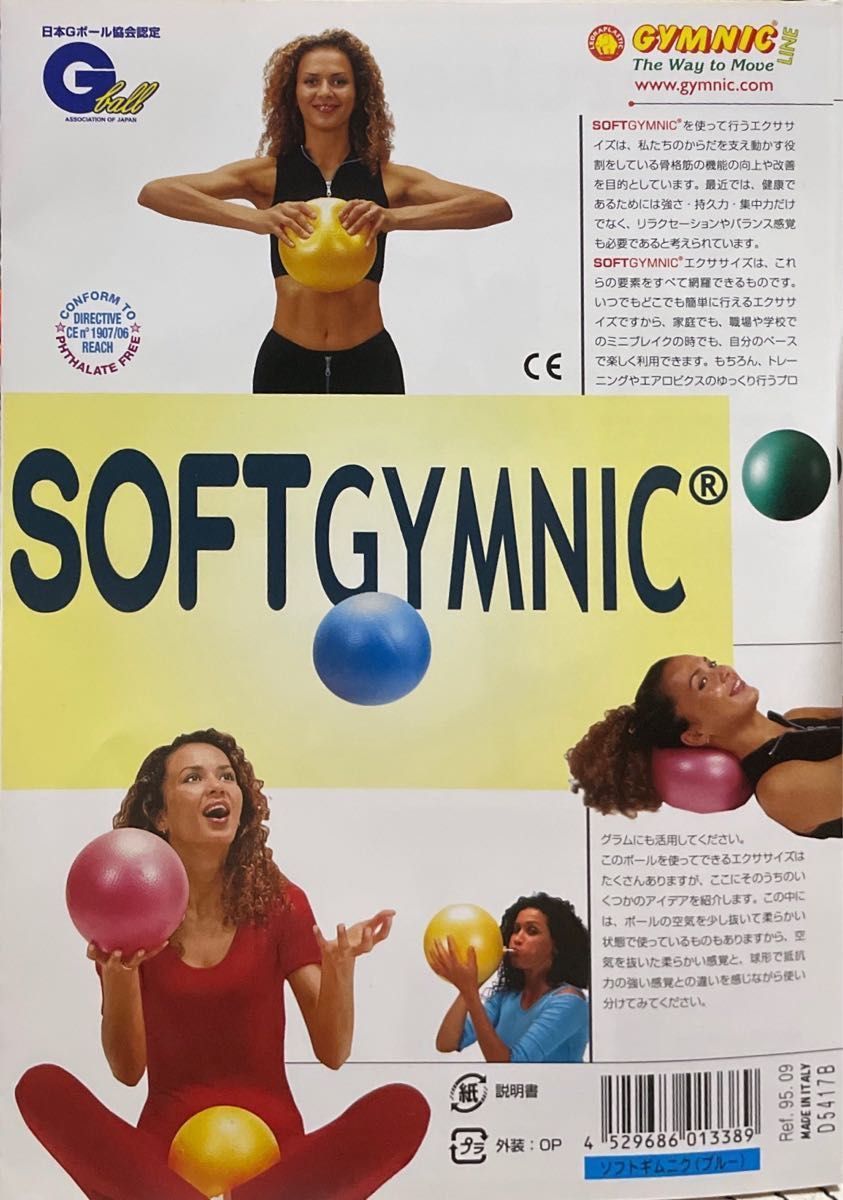 送料込 未開封 ソフト ギムニク SOFT GIMNIC ブルー