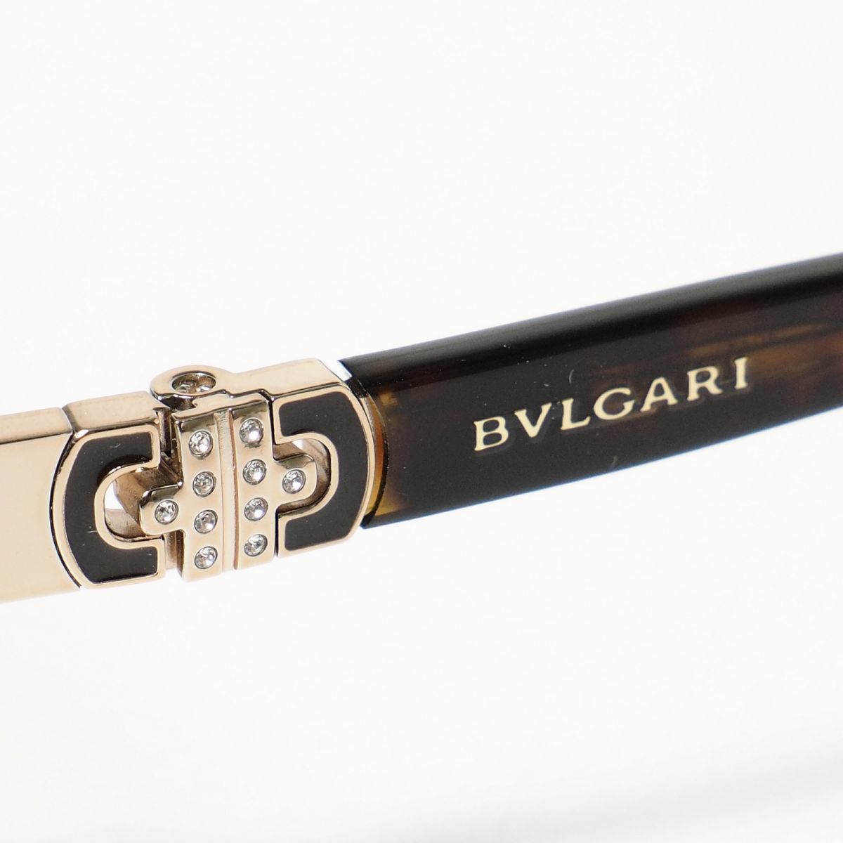 xxxx△*未使用 BVLGARI ブルガリ*チタンフレーム*メガネ 眼鏡フレーム*レディース*2172BD 4044*シルバー系×ブラウン系*54□15-135_画像4