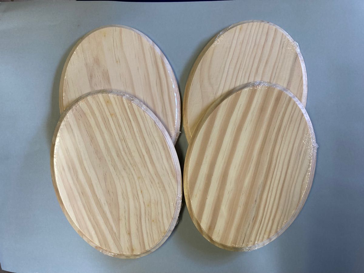 ウッドベース　オーバル　木の台　楕円　パイン材