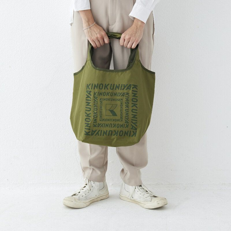  olive *.no country shop compact bag KINOKUNIYA eko back a little . therefore . light ecology bag 