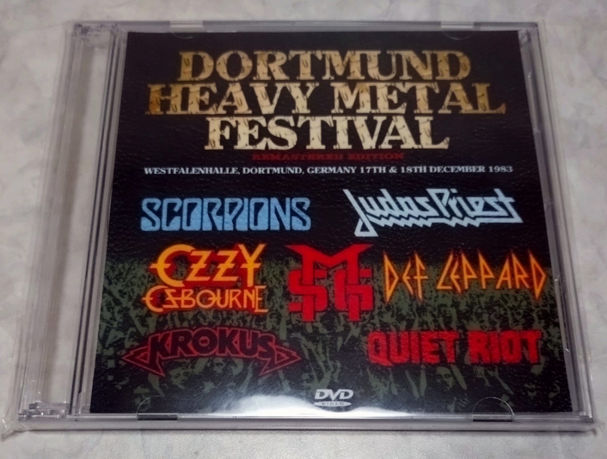 DORTMUND HEAVY METAL FESTIVAL 1983/Scorpions・Judas Priest・Ozzy Osbourne・MSG・Def Leppard・Quiet Riot_画像5